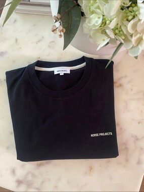 Norse Projects Black Short-Sleeve Logo Tee
